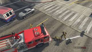 GTA V Firefighters vs Dog part 26 [upl. by Haem]