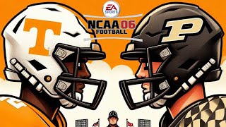 NCAA Football 06  13 Tennessee vs Purdue  Season 2 Week 2 Showdown [upl. by Ardeid]