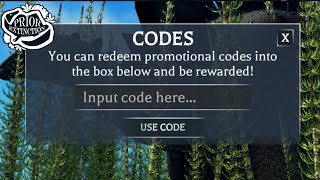 Prior Extinction  All Working Codes  Roblox [upl. by Arteid]