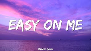 Adele  Easy On Me Lyrics [upl. by Siravrat123]