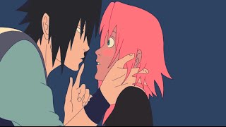 Sakura amp Sasuke  Full Kiss Scene ❤ [upl. by Legim]