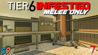 7 Days To Die  Tier 6 Infested Grover High [upl. by Nevram]