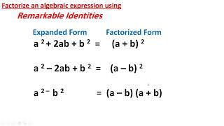 Math G8 Algebraic Expressions Remarkable Identities2 video [upl. by Annaliese77]