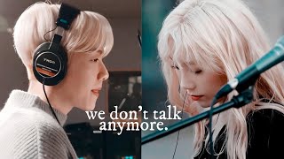 baekhyun 백현 × taeyeon 태연 — we dont talk anymore AI cover [upl. by Fi]