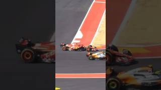 Carlos Sainz overtakes Lando Norris in the Austin GP Sprint race 🔥 [upl. by Marduk160]