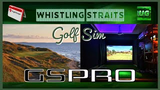 Whistling Straits – Mevo Plus amp GSPro on affordable DIY Home Golf Simulator [upl. by Lilas]