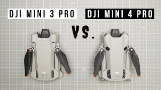 DJI Mini 4 Pro vs Mini 3 Pro  Physical comparison [upl. by Trepur]