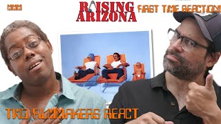 Raising Arizona 1987 First Time Watching Movie Reaction Two Filmmakers React Analysis too [upl. by Auhesoj848]