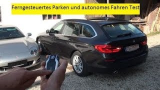 Ferngesteuertes Parken Driving Assistent Plus Fahrassistenzsysteme BMW 5er G30 G31 Was bringen sie [upl. by Maker]