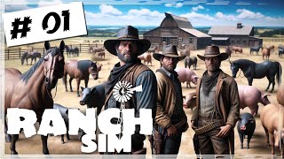 Ranch Simulator   1 RP Bûcheron lets go ft Beo et Kharnaj [upl. by Ynffit484]