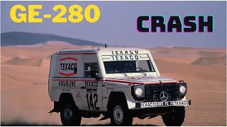 Mercedes 280GE Crash I ParisDakar 1984 [upl. by Karlen]