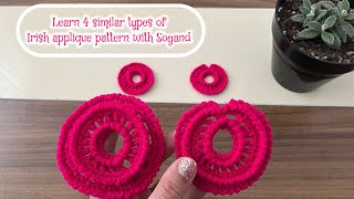 Learn 4 similar types of Irish applique pattern with Sogand [upl. by Lilybelle]