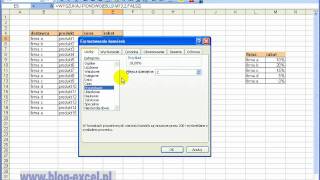 Excel 2003 PL funkcja wyszukajpionowo ćw1 dopasowanie dokładne [upl. by Menell]