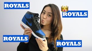 Air Jordan 1 Royals Unboxing  Review  On Feet [upl. by Yhtuv]