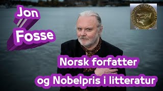 Den norske forfatteren Jon Fosse mottar Nobelprisen i litteratur i 2023 [upl. by Atnoved886]