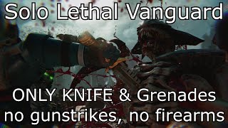 full Solo Lethal Vanguard run usig only a knife and grenades  Warhammer 40000 Space Marine 2 [upl. by Dinesh211]