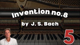 Invention no8 by J S Bach ABRSM Grade 5 Piano 2025 amp 2026  A4 [upl. by Hyman941]