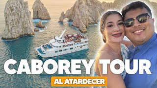 LOS CABOS 🔴 TOUR al ATARDECER SUNSET ⛴️ CRUCERO CABOREY ✅ TODO INCLUIDO  Cena PREMIER al ATARDECER [upl. by Poole]