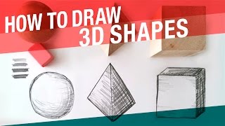 How To Draw Basic 3D Shapes [upl. by Ofella]