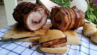 PORCHETTA ARTIGIANALE fatta in casa [upl. by Vachell309]