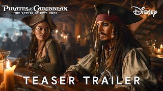 Pirates of the Caribbean 6 The Return Of Davy Jones  TEASER TRAILER  Margot Robbie Johnny Depp [upl. by Aria11]