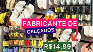 RASTEIRINHAS POR R1499 NO ATACADO DIRETO DA FÁBRICA  CALÇADOS FEMININOS BARATOS [upl. by Hinkle]