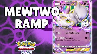 Mewtwo Ramp Is BUSTED  Pokemon TCG Pocket Deck Highlight [upl. by Ahsaele937]