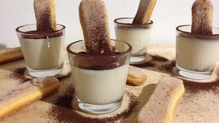 Tiramisu in a Glass ENG  Quick and Easy [upl. by Adena500]