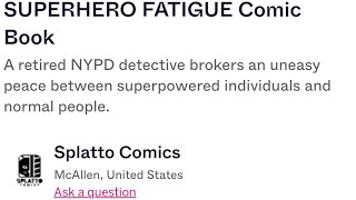 SUPERHERO FATIGUE Campaign Is Now LIVE On Indiegogo [upl. by Aleahs930]