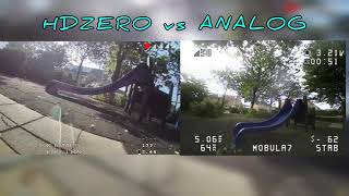 mobula7 HDzero sharkbyte vs analog [upl. by Brigette]