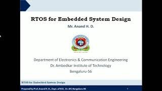 RTOS for Embedded System Design Part 3 [upl. by Tehc]