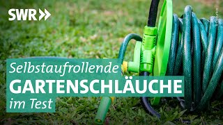 Gartenschläuche – wie gut rollen sie sich ein  Marktcheck SWR [upl. by Nnylyaj]