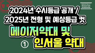 1편2024년 인서울 약대 합격자 수시 등급 컷 및 25 예상 등급선 공개 3편으로 구성된 2025 약학과 입시 분석 자료입니다 2편경기충청강원3편경상전라제주 [upl. by Rusert]