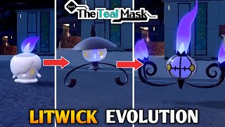 How To Evolve Litwick Into Lampent amp Chandelure In Pokemon Scarlet amp Violet DLC  The Teal Mask [upl. by Liebermann485]