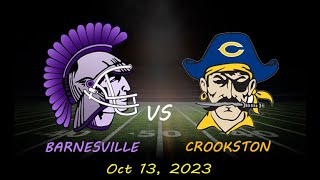 Barnesville Football vs Crookston [upl. by Nooj]