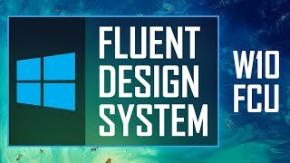 Fluent Design System в Windows 10 Fall Creators Update [upl. by Meghann]