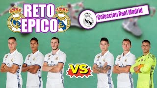 RETO CON CROMOS DEL REAL MADRID  VS LA EXPERTA EN DISNEY [upl. by Vowel]