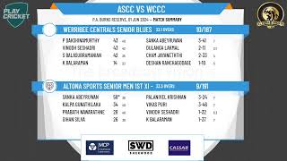 Altona Sports Senior Men 1st XI  Saturday v Werribee Centrals Senior Blues [upl. by Ghiselin]