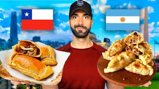 Viajé a Chile y Argentina para descubrir quién hace las mejores EMPANADAS DE CARNE [upl. by Aisenet589]