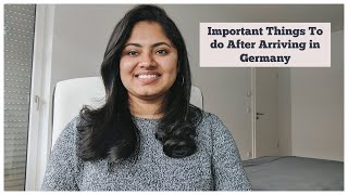 Things you should do once you are in Germany  Malayalam Vlog [upl. by Elleved]