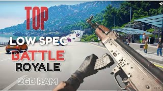 TOP 10 ONLINE BATTLE ROYALE GAMES FOR LOWEND PC  2024 [upl. by Alrich]