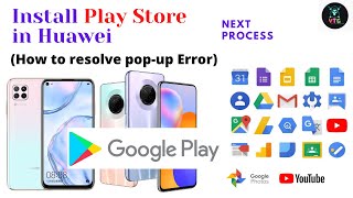 Resolve Google Error while Installing Play Store in Huawei  Play protection Error [upl. by Attoynek]