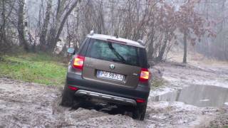 Skoda Yeti 20 TDI 140 KM 4x4 Experience w terenie [upl. by Guzel]