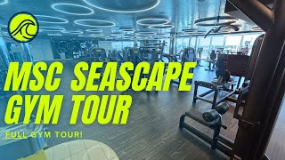 MSC Seascape FULL GYM TOUR [upl. by Des]