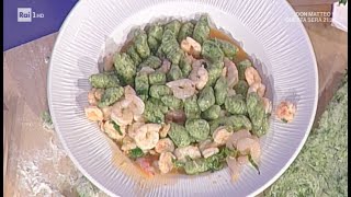 “La prova del cuoco” gnocchi verdi con gamberetti di Anna Moroni [upl. by Ranee]