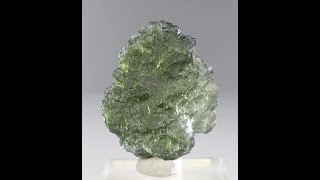 MOLDAVITE 88 gram Fine Collector Specimen  with COA and Box [upl. by Auguste]