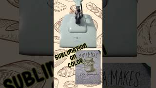 Sublimation on Color Fabric sublimationtutorial heatpress HTVRONTOfficial youtubecreators [upl. by Stroup]