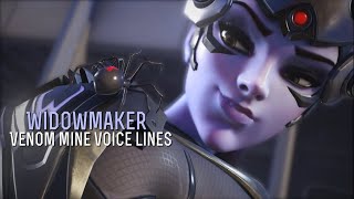 Widowmaker’s Venom Mine Voice Lines [upl. by Ennoitna]