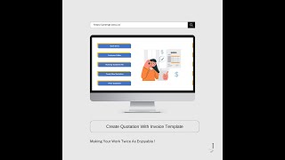 CREATE QUOTATION WITH INVOICE [upl. by Agueda]