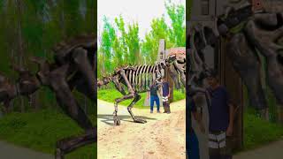 TRex Dinosaur Skeleton in Jurassic World dinosaur jurassicworld [upl. by Anirahc407]